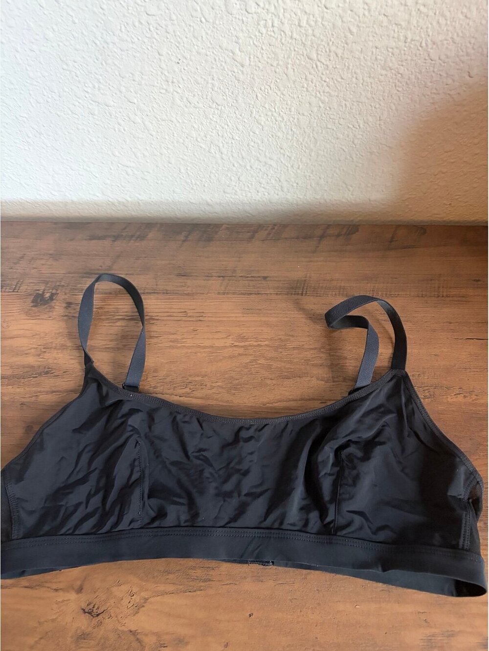 Parade black bralette size M. Slick fabric. These are so comfy!